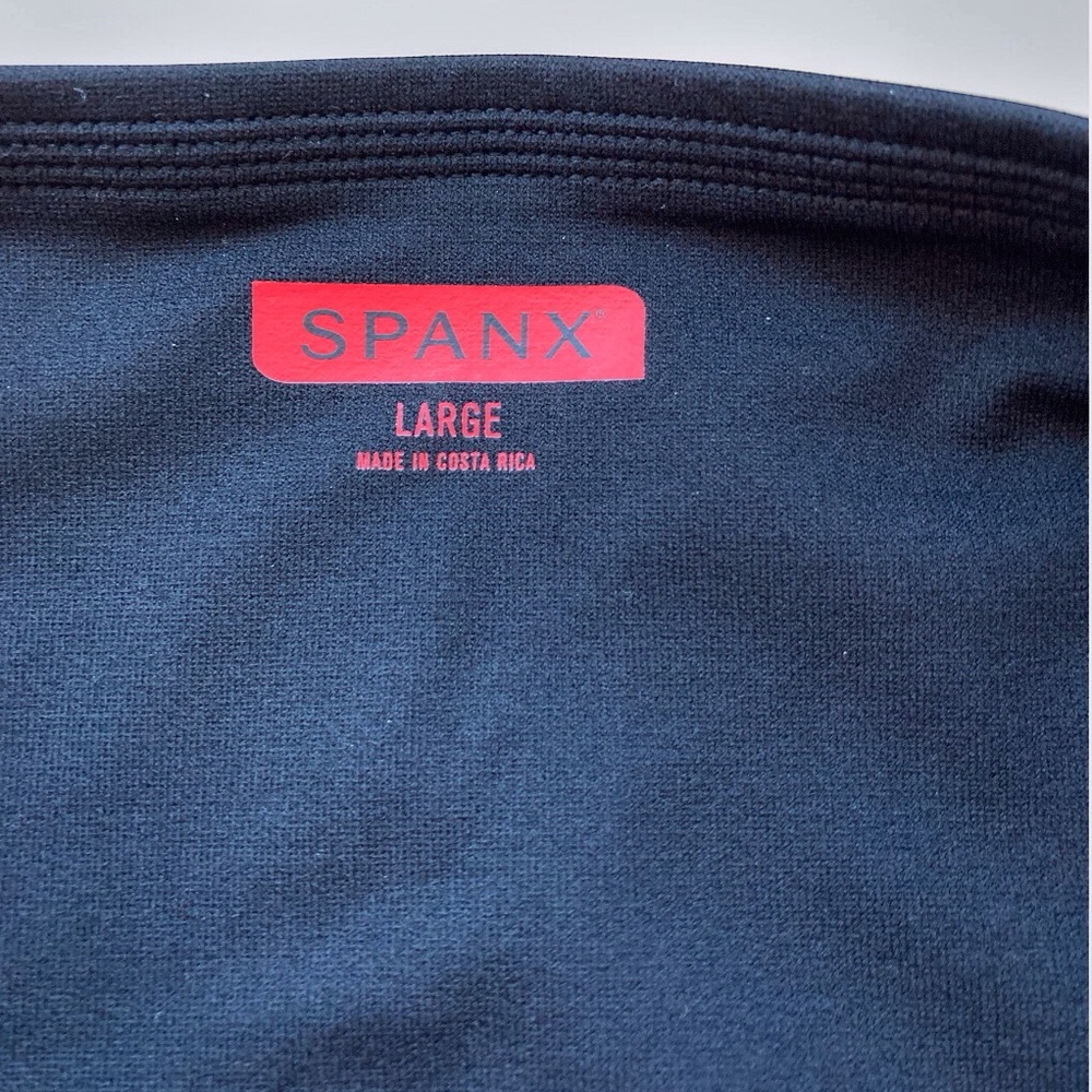 Spanx Compression Crop Knee Pant Black Size Large High Waist Legging NWT - Picture 6 of 11